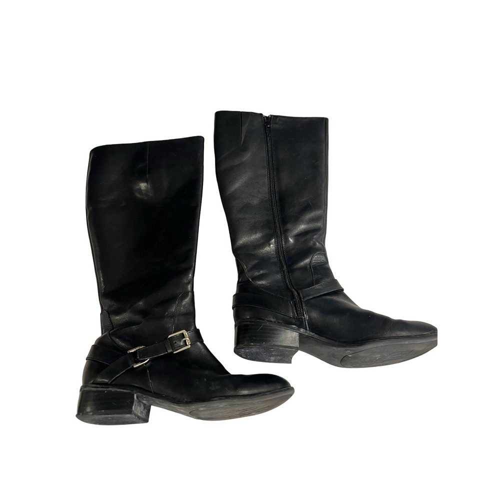 WOMENS LAUREN by RALPH LAUREN MARION CASUAL TALL BLACK BOOTS SIZE 6B-Wide Calf